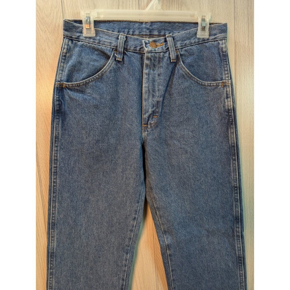 NEW Rustler Jeans Mens 29x32 Blue Regular Fit Straight Leg Heavyweight Denim - Picture 2 of 10